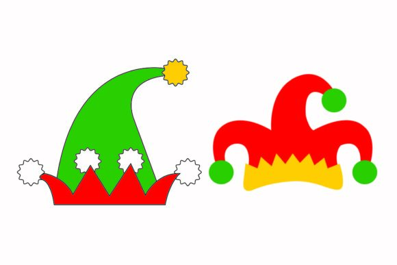 Christmas Cap Gnome Party Illustration for Creative Projects