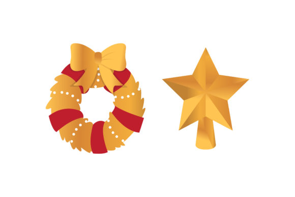 Christmas Decoration Star Set Asset for Cricut & Handmade Projects