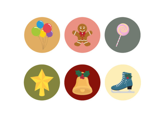 Christmas Gingerbread Vector Bundle for Illustrations