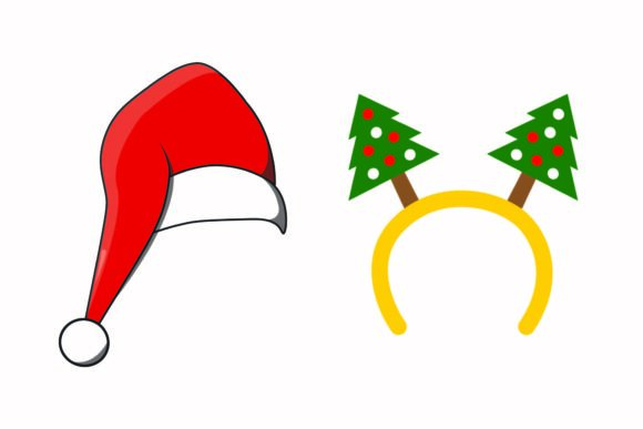 Christmas Headband Cute Party Illustrations