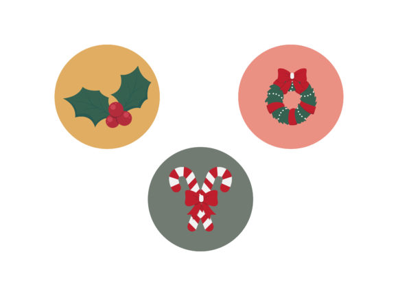 Christmas Icon Mistletoe Vector Bundle Review