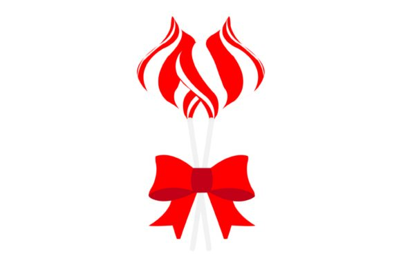 Christmas Lollipop Candy 090 Illustrations for Digital Products