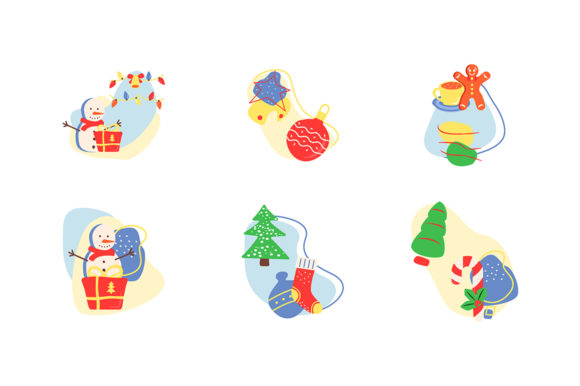 Christmas Season Flat Illustrations Set Review