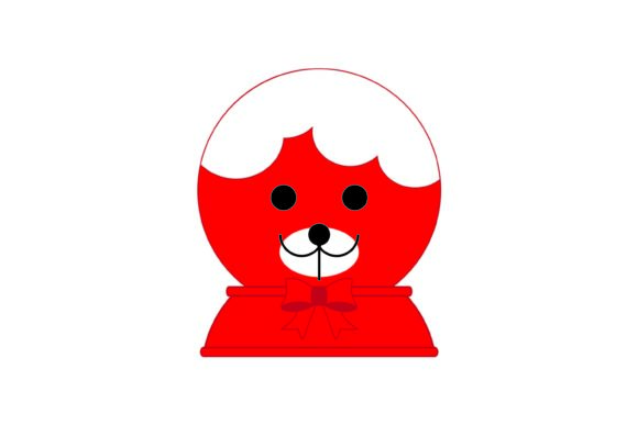 Christmas Snowball 135: A Festive Illustration for Seasonal Design