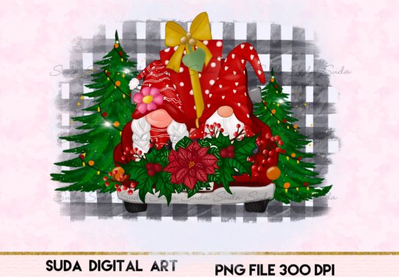 Cute Christmas Bleach Design Sublimation Illustrations